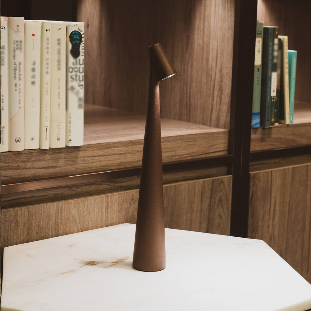 Nordic Minimalist Cordless Table Lamp Rechargeable Soft Warm LED For Small Spaces | Lersk