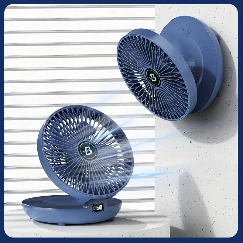 WallBreeze | Ventilatore da parete portatile USB, silenzioso per la casa | Lersk