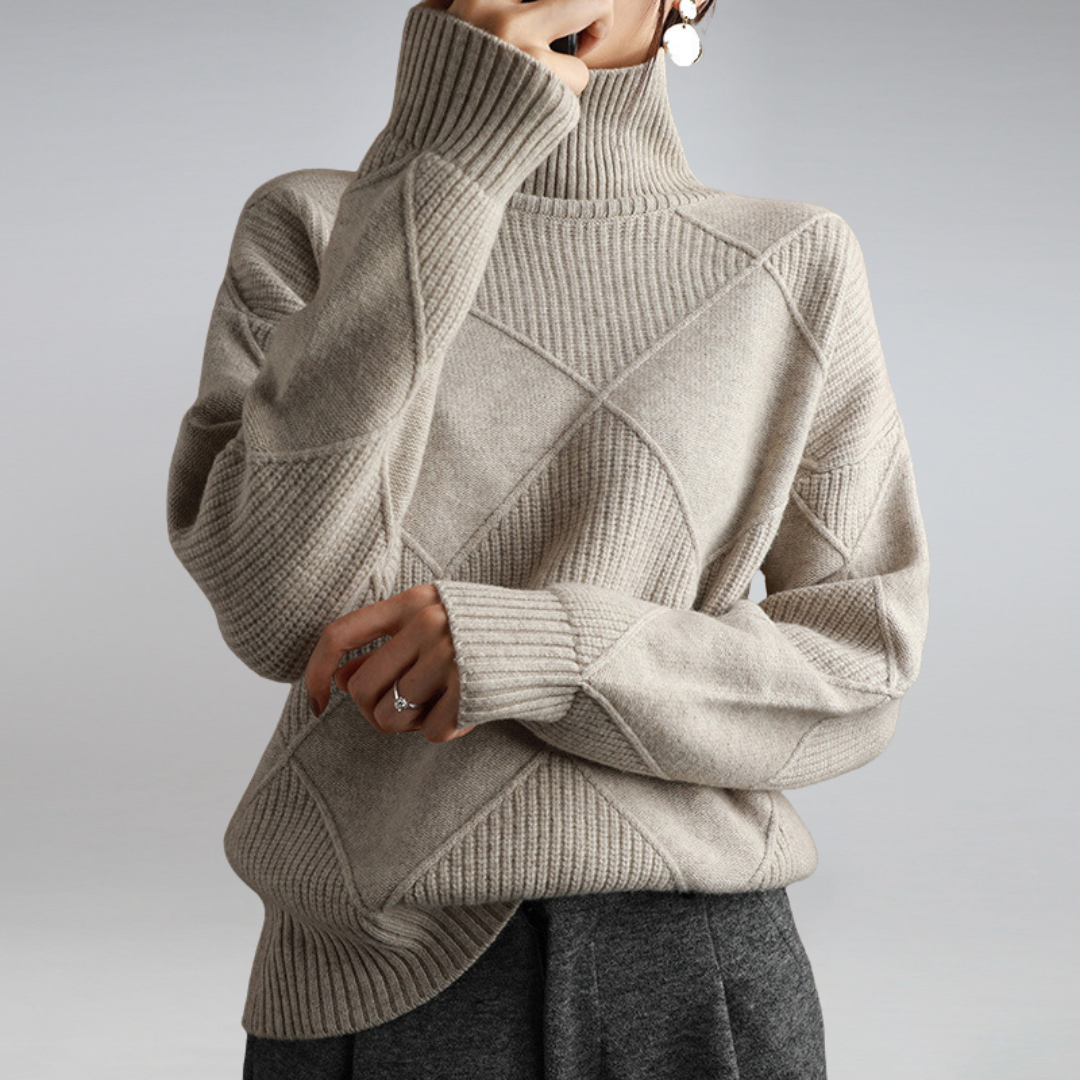 Liora Cashmere Turtleneck Sweater for Everyday Luxury | Lersk