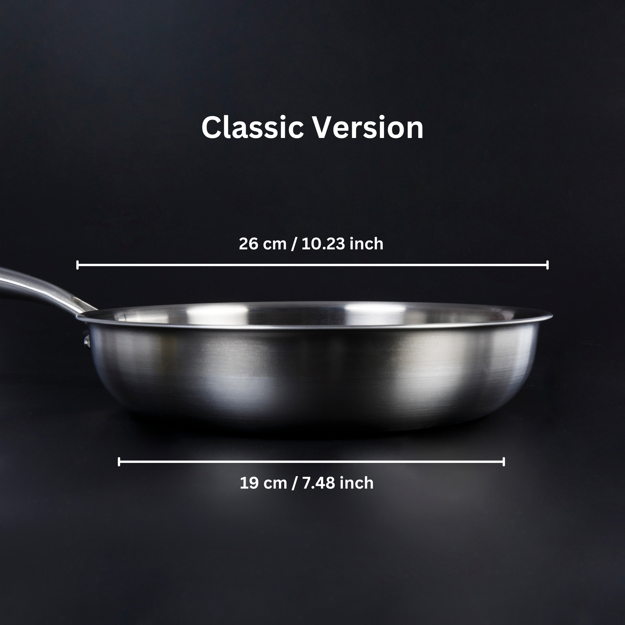 NovaTi Pure Titanium Interior Nonstick Frying Pan No Coatings Safe Cooking | Lersk