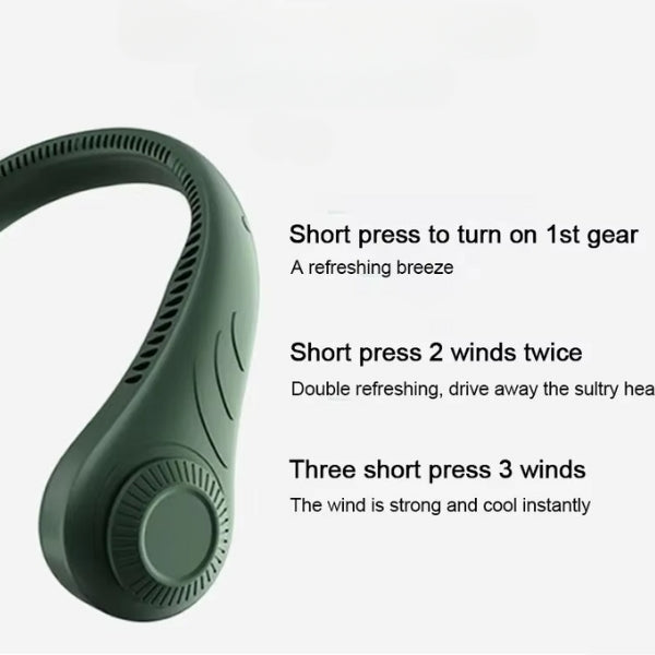 Portable Neck Fan By BreezeLoop With Long Battery Life | Lersk