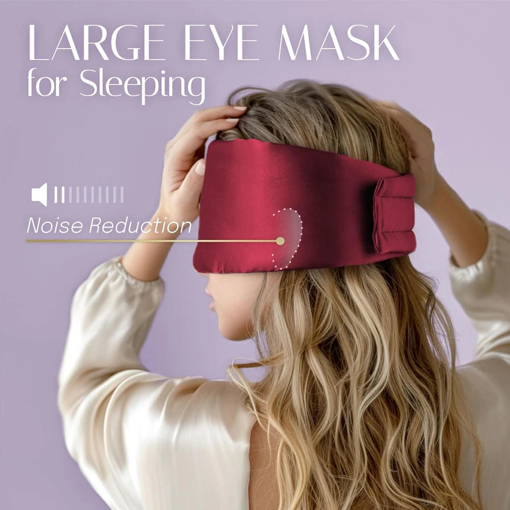 Mulberry Silk Sleep Mask for Light Blocking, Hydration & Skin Comfort | Lersk