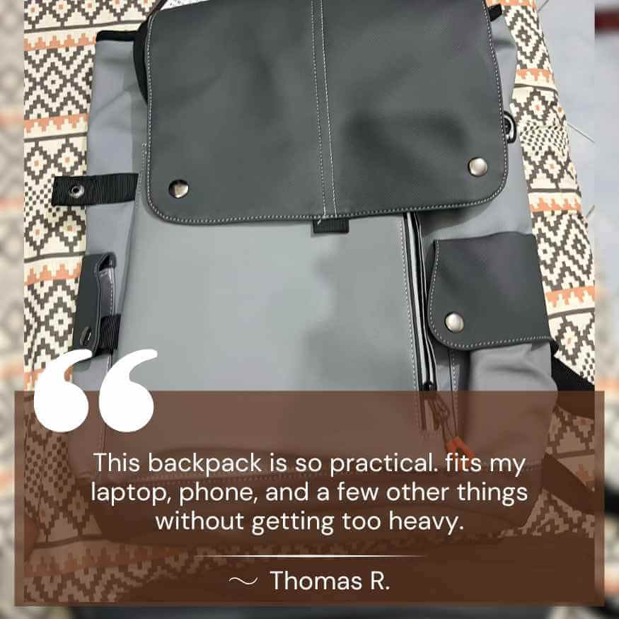 Compact Waterproof Backpack For Work And Travel, Everyday Commute And Weekend Getaways | Lersk