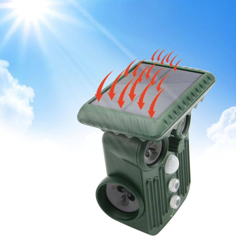Repelent ultrasonic pentru căprioare Sylva Solar, 5 moduri, rezistent la apă | Lersk
