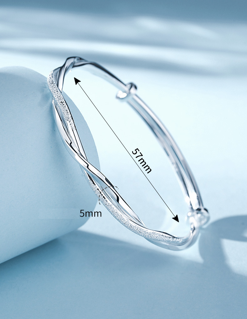 Elara Geflochtenes Armband aus Sterlingsilber für Damen Zeitloser Schmuck | Lersk