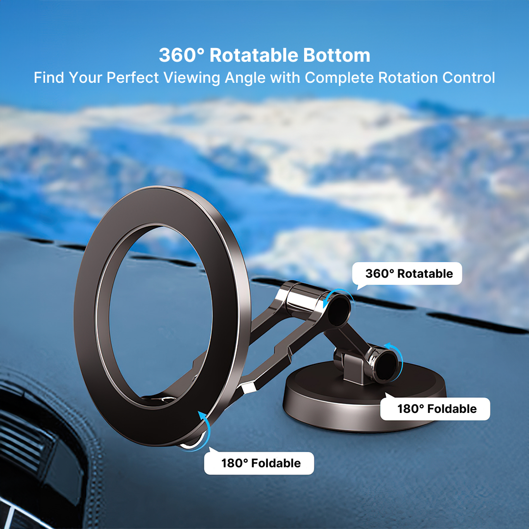 Navaro Magnetic Car Mount For iPhone With Adjustable Stand | Lersk