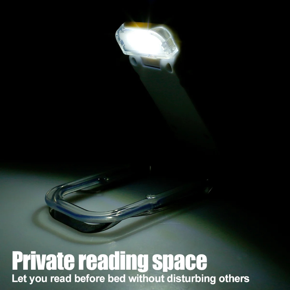 LumaLeaf USB Rechargeable Adjustable LED Clip-On Book Light | Lersk