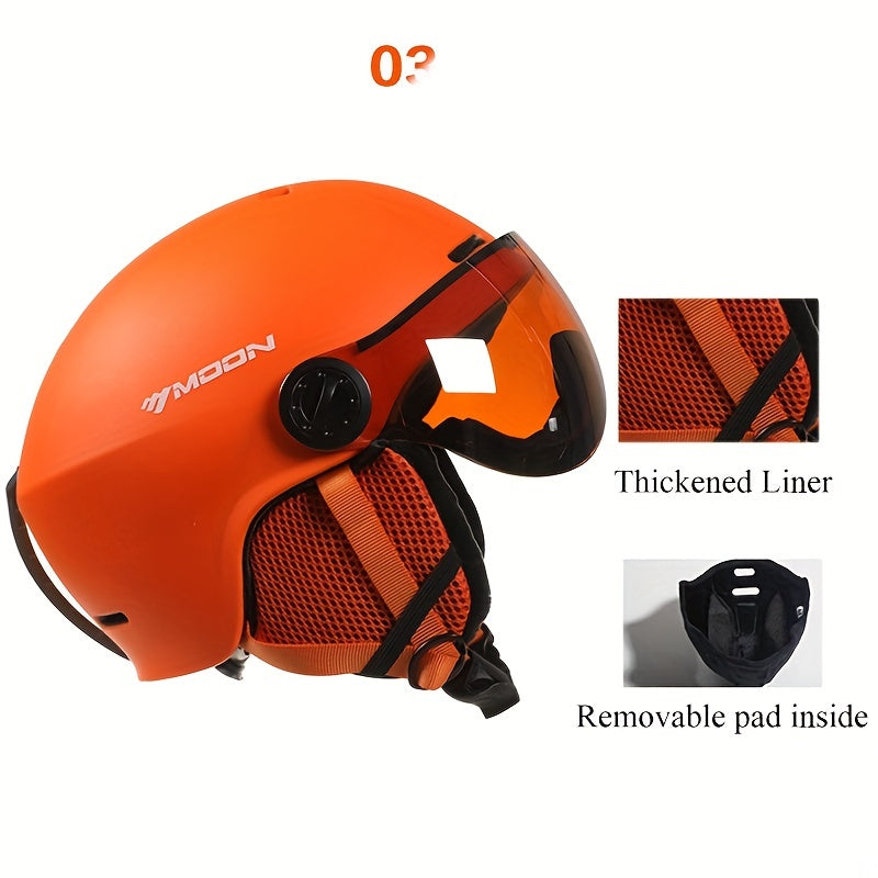 Hochwertiger Skihelm mit abnehmbaren Teilen für sichere, bequeme Outdoor-Aktivitäten | Lersk