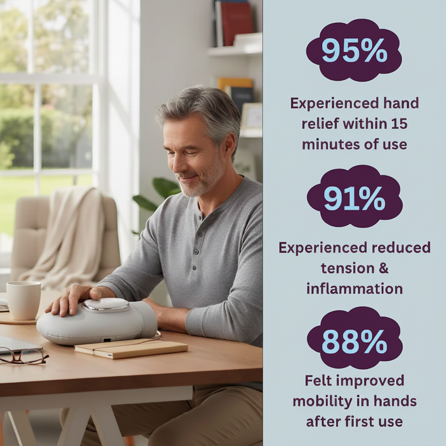 Heat & Knead Hand + Wrist Massager | Lersk