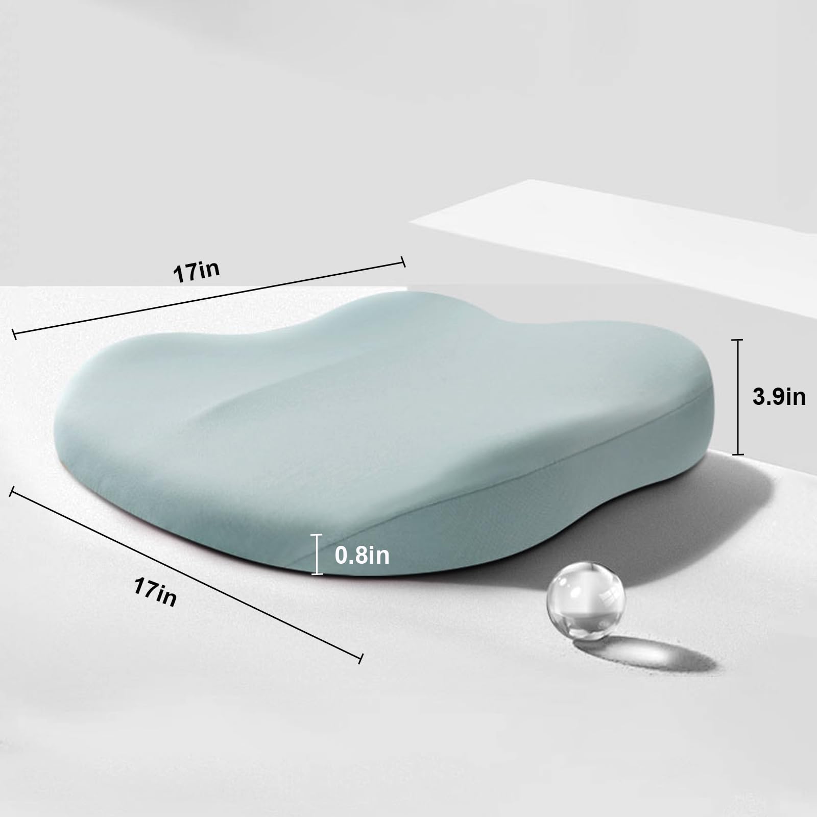RaiseSit Car Cushion And Ergonomic Seat Booster Cushion With Memory Foam For Cars | Lersk