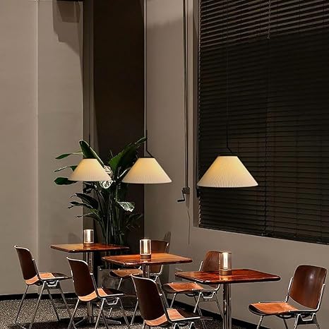 Caelara Soft Pleated Ceiling Pendant Light In Cream | Lersk