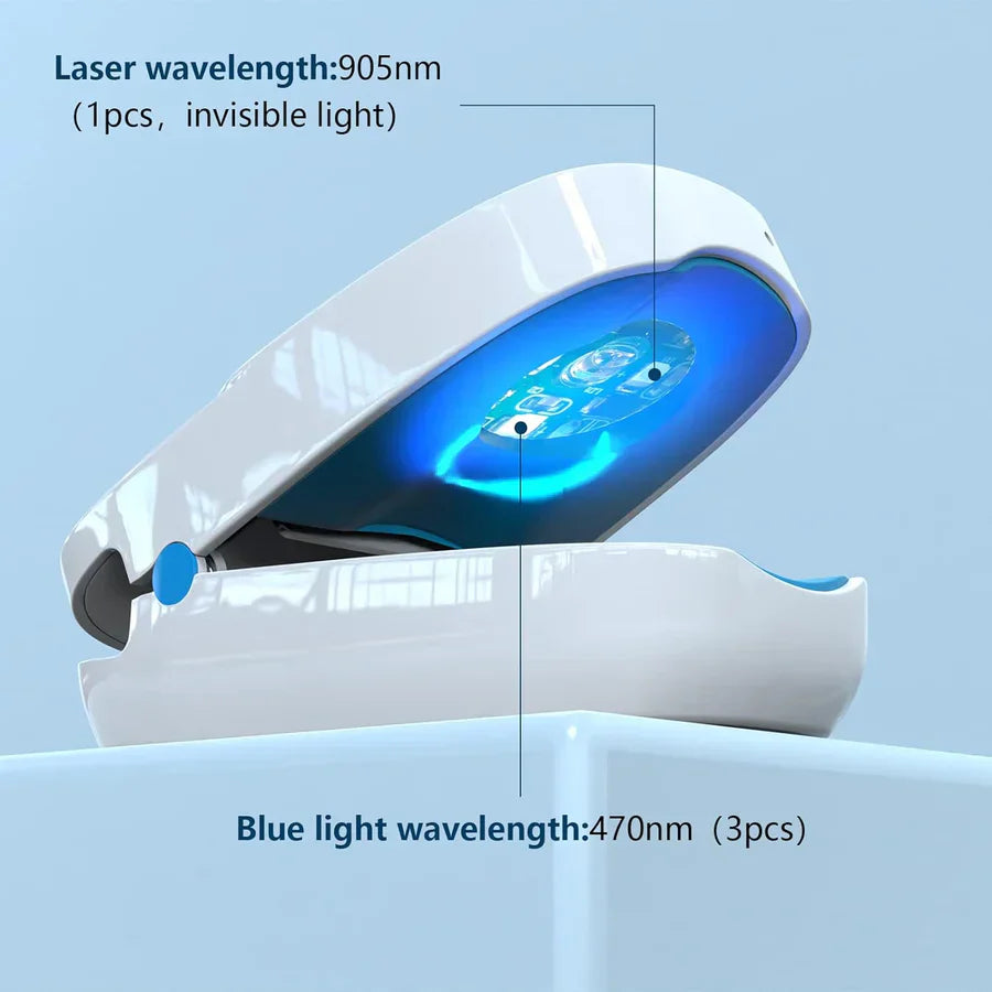 Duales Nagelpflege-Lasergerät mit 905nm- und 470nm-Licht für Nagelgesundheit | Lersk