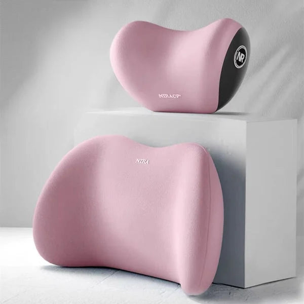 AutoEase Universal Car Headrest and Lumbar Support Cushion | Lersk