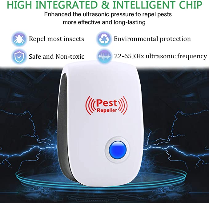 WhispGuard ultrazvukový odpuzovač hlodavců pro domácnosti, bezpečný pro děti a domácí mazlíčky | Lersk