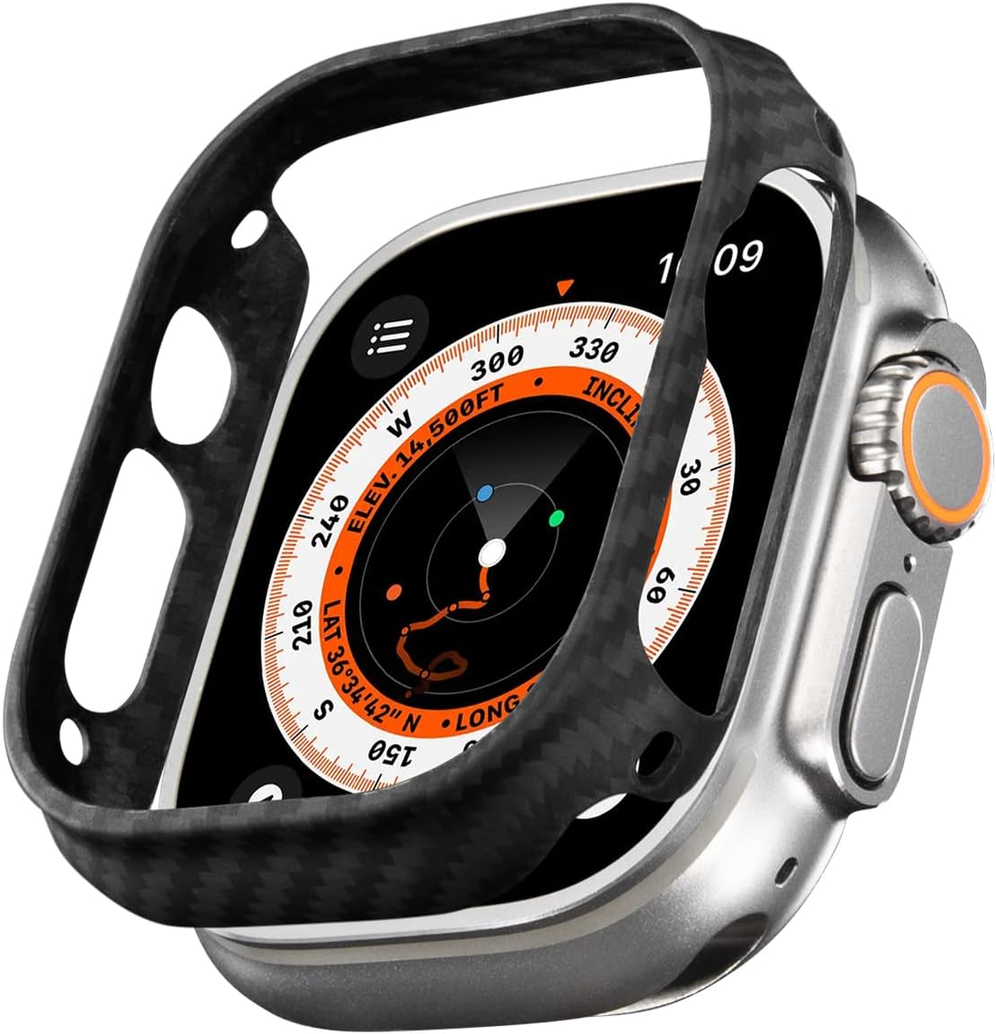 Kirrea Carbonfaser-Smartwatch-Armband mit schlankem Aramidfaser-Schutzcover | Lersk