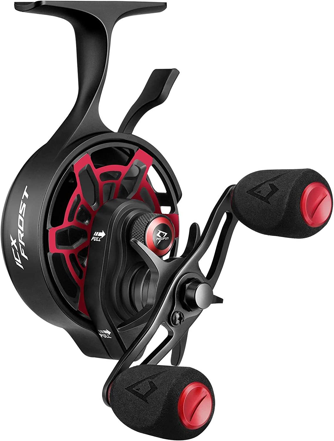 Piscifun ICX Frost Carbon Ice Fishing Reel, Magnetic Drop System,Large Spool Diameter