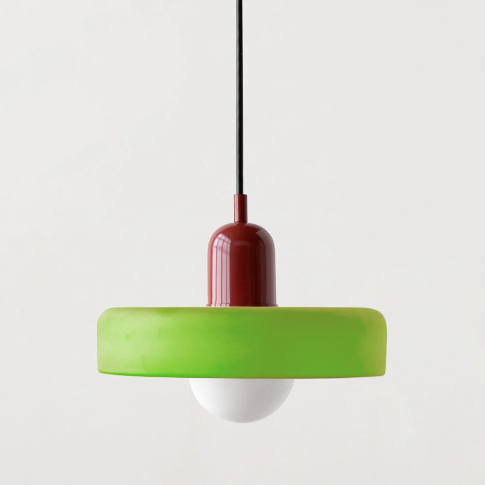 Liora Bauhaus Colored Glass Pendant Light With Adjustable Height | Lersk