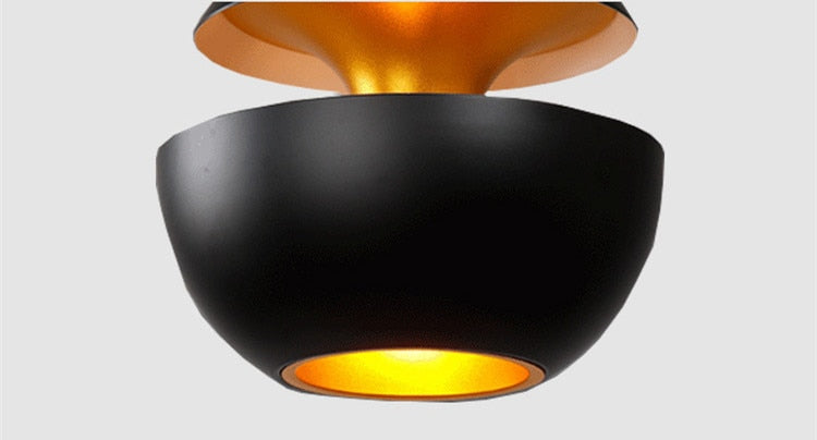 Lampada a sospensione LED Nazifa Modene Design senza tempo in bianco e nero per soggiorni | Lersk