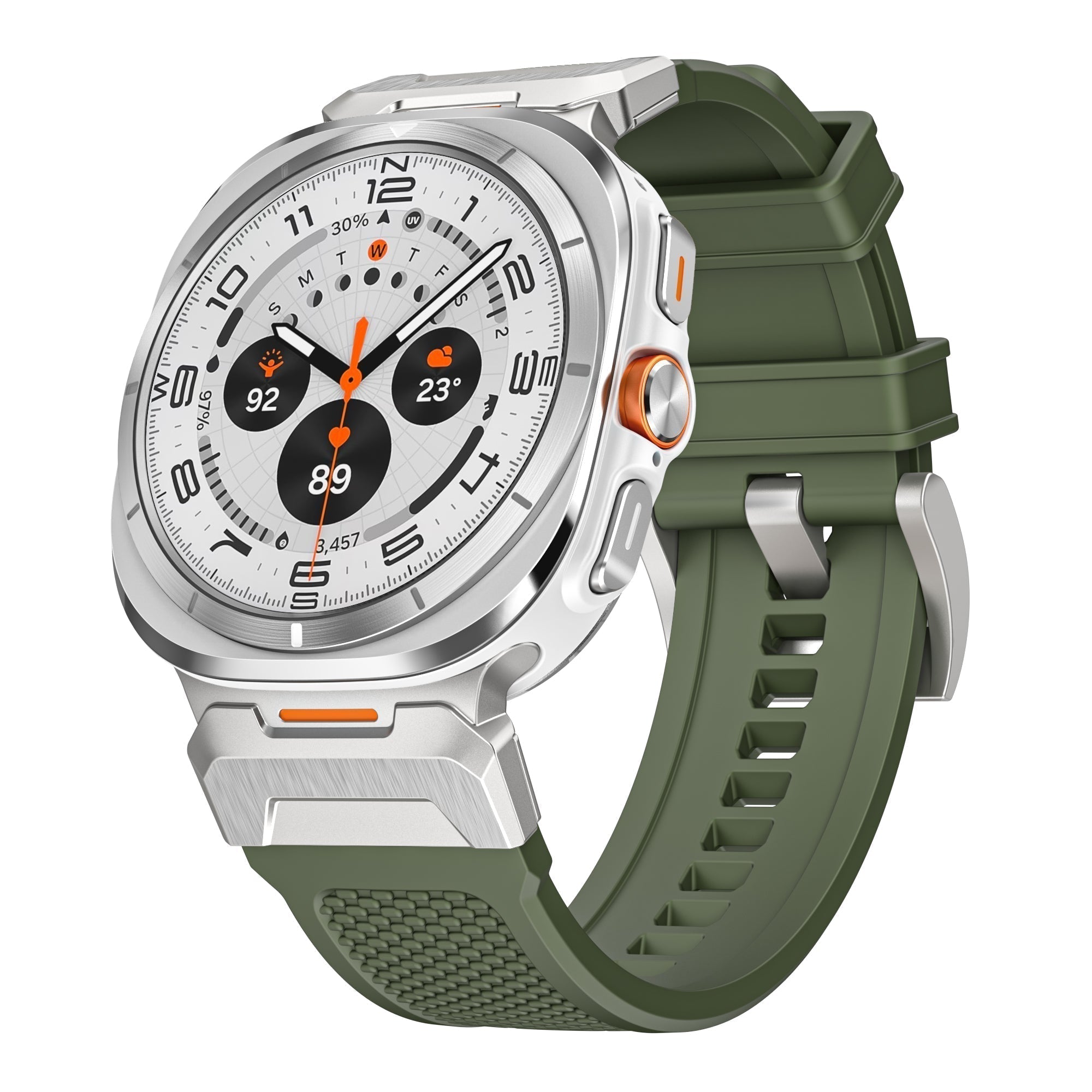 Rivara | FKM Tactical Rubber Strap For Galaxy Watch Ultra | Lersk