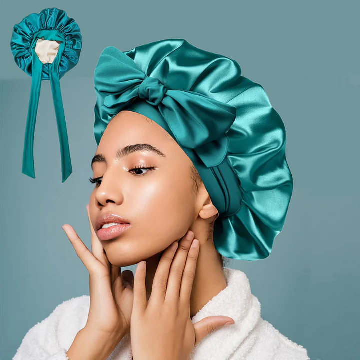 Gorro de seda para toda la noche para protección del cabello y uso nocturno suave que se mantiene puesto toda la noche | Lersk