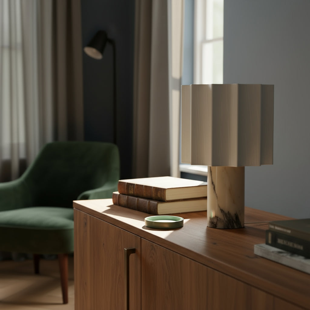 Modern Marble Table Lamp For Elegant Decorative Lighting | Lersk