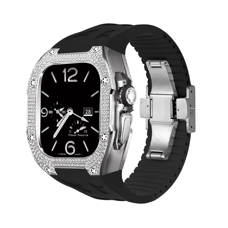 Nivaro | Titanium 5A Zircon Retrofit-etui til Apple Watch Ultra | Lersk