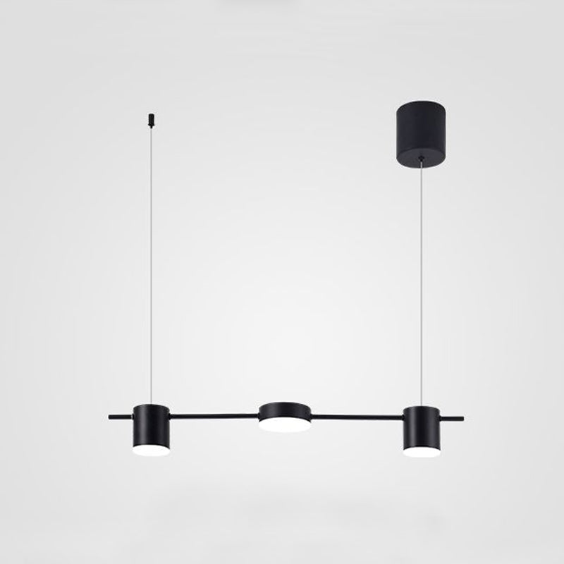 Sophie Drum Aluminium Pendelleuchte Schlanke Insel 3 Licht Zuhause | Lersk