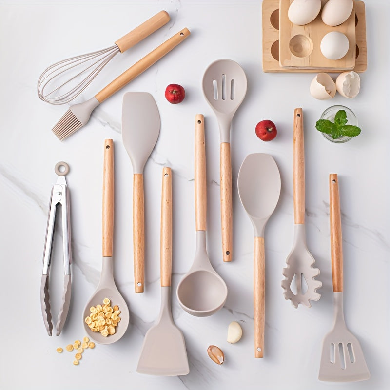 CulinaPro | 12-Piece Silicone Cooking Tool Set | Lersk