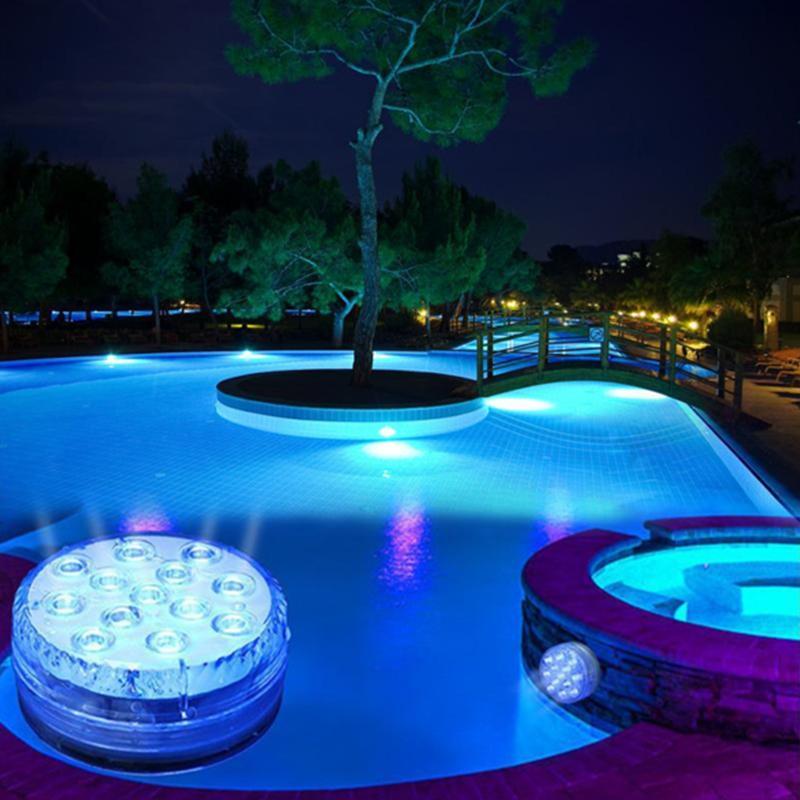 Lampe LED étanche à télécommande avec ventouse magnétique pour piscines et éclairage extérieur | Lersk