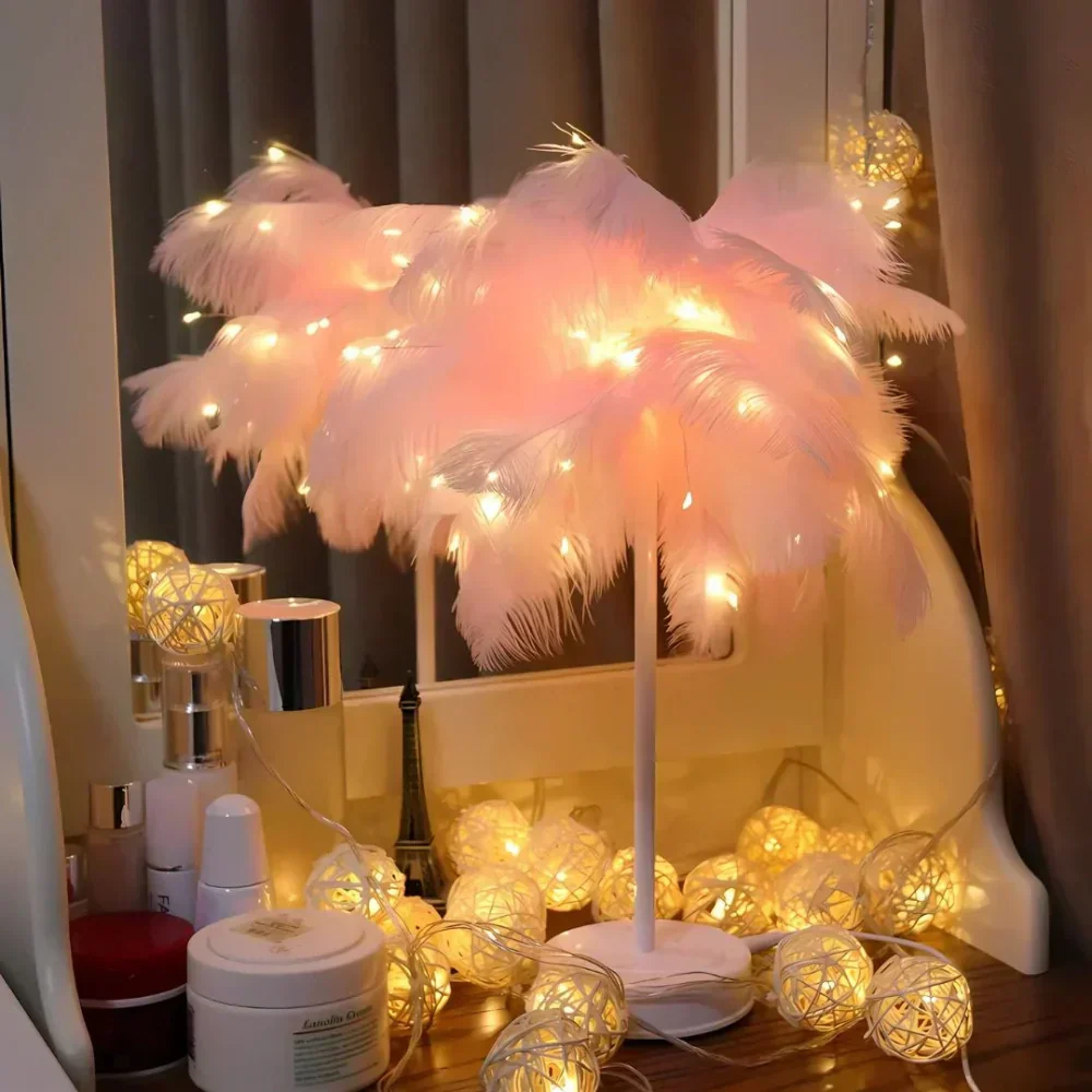 FeatherLuxe Glow lampa | Měkké ambientní světlo do obývacích pokojů | Lersk