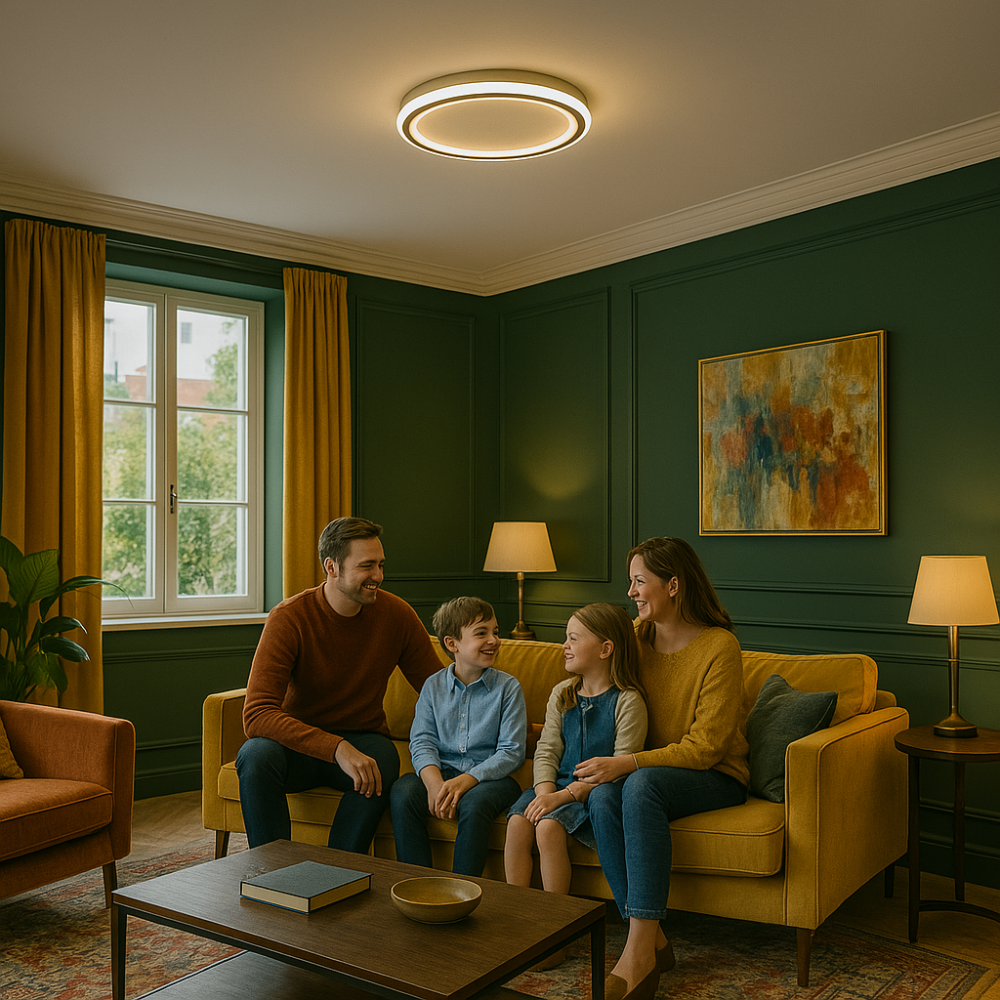 SkagaNova Nordic Dimmable Led Ceiling Light In Warm White | Lersk