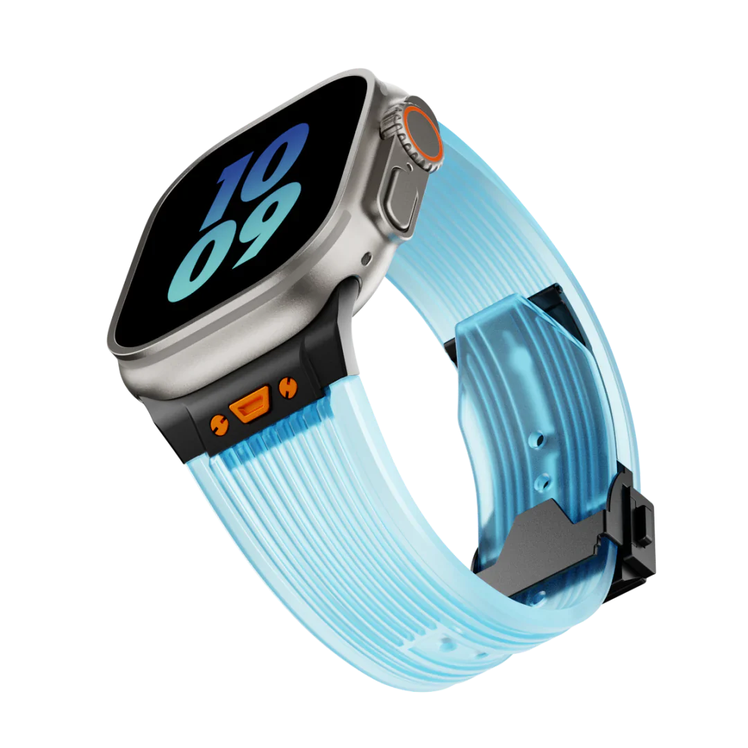 Avenza | Clear Silicone Band For Apple Watch | Lersk