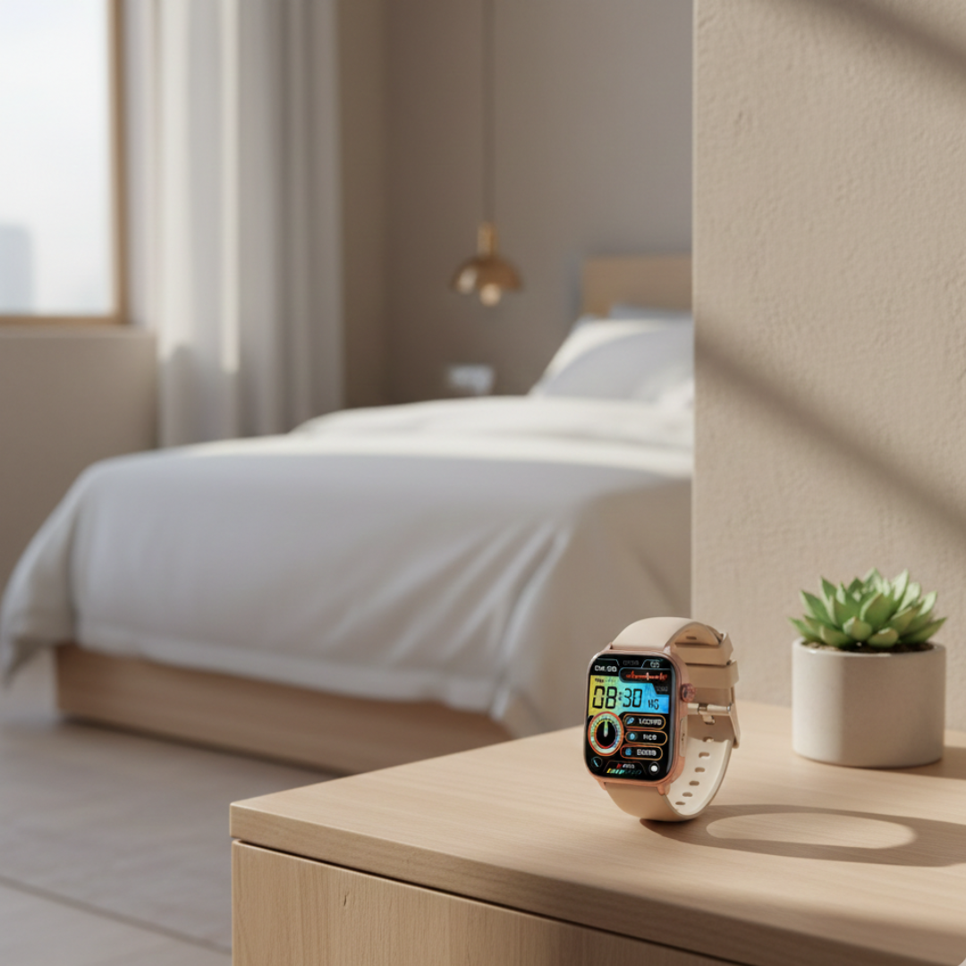 Smartwatch con display AMOLED e chiamate Bluetooth, impermeabile, per uso quotidiano | Lersk