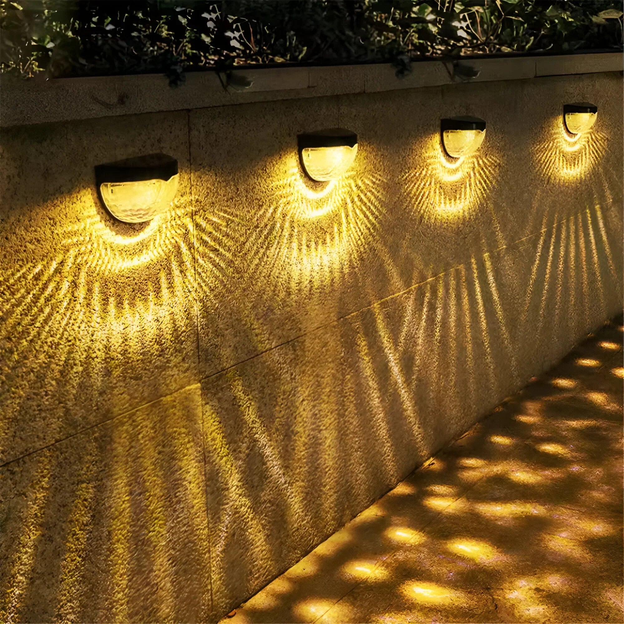 LumiWall Solar Garden Wall Lamp Outdoor Wall Light For Garden Fence And Patio Use | Lersk