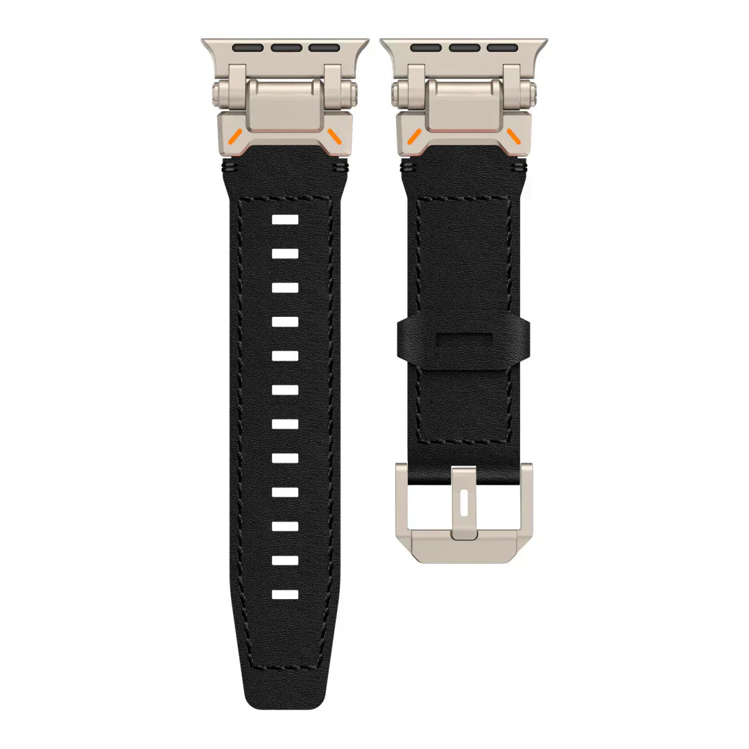 Kenvor Leather Strap with Titanium Connector for Apple Watch | Lersk