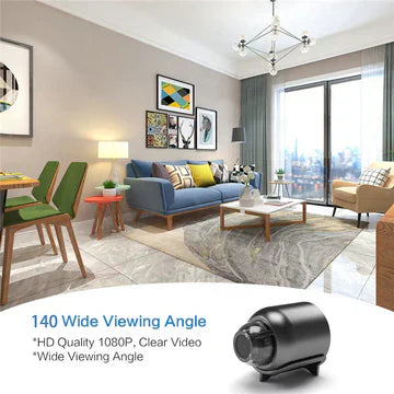 Compact WiFi Camera With Night Vision For Secure Home And Pet Monitoring On The Go | Lersk