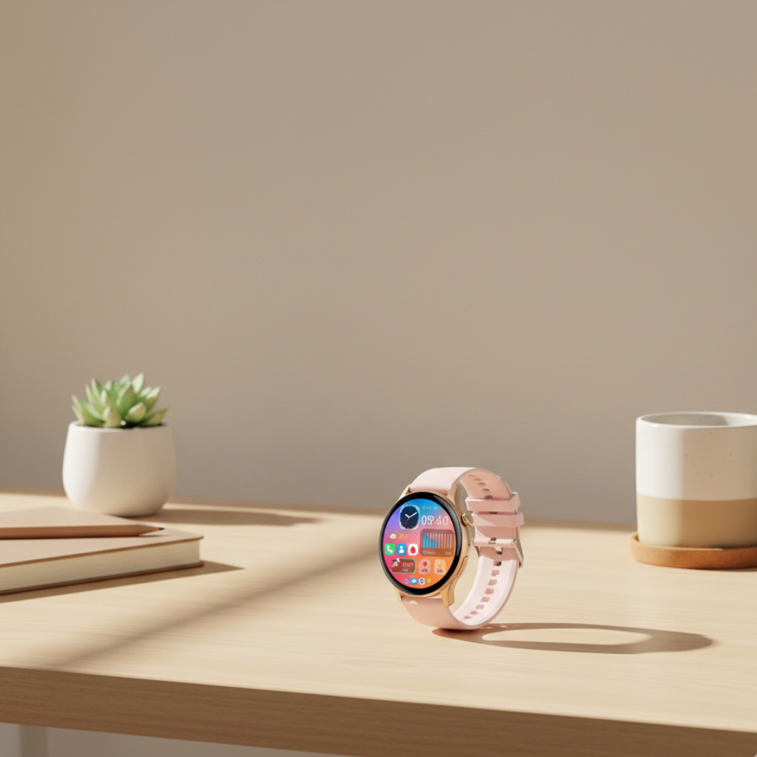 Women’s AMOLED Smartwatch With Waterproof Design And Bluetooth Calling | Lersk