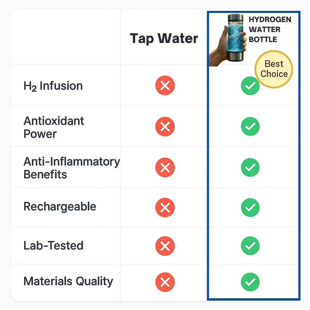 AquaVive Hydrogen Bottle USB Rechargeable Anti-Inflammatory | Lersk