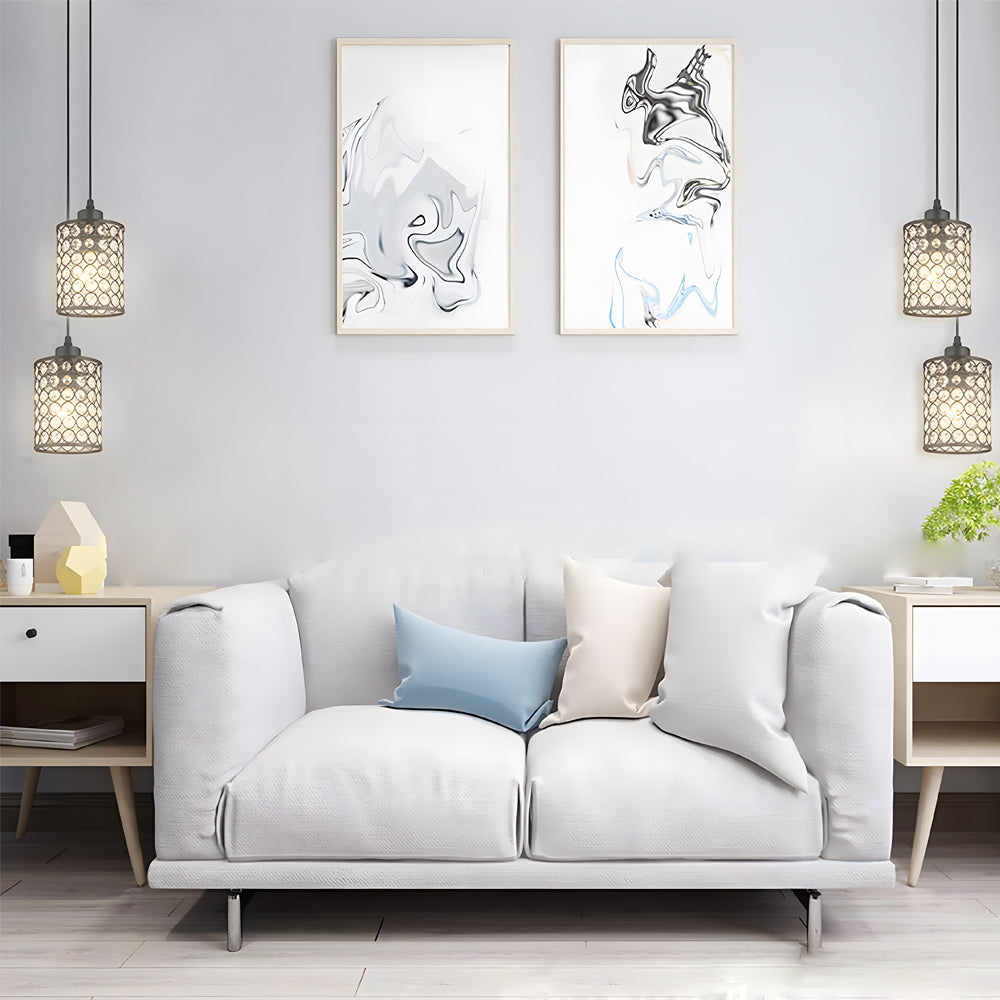 CrystaForm Kristal Geometrik Sarkıt Lamba Modern Evler İçin | Lersk