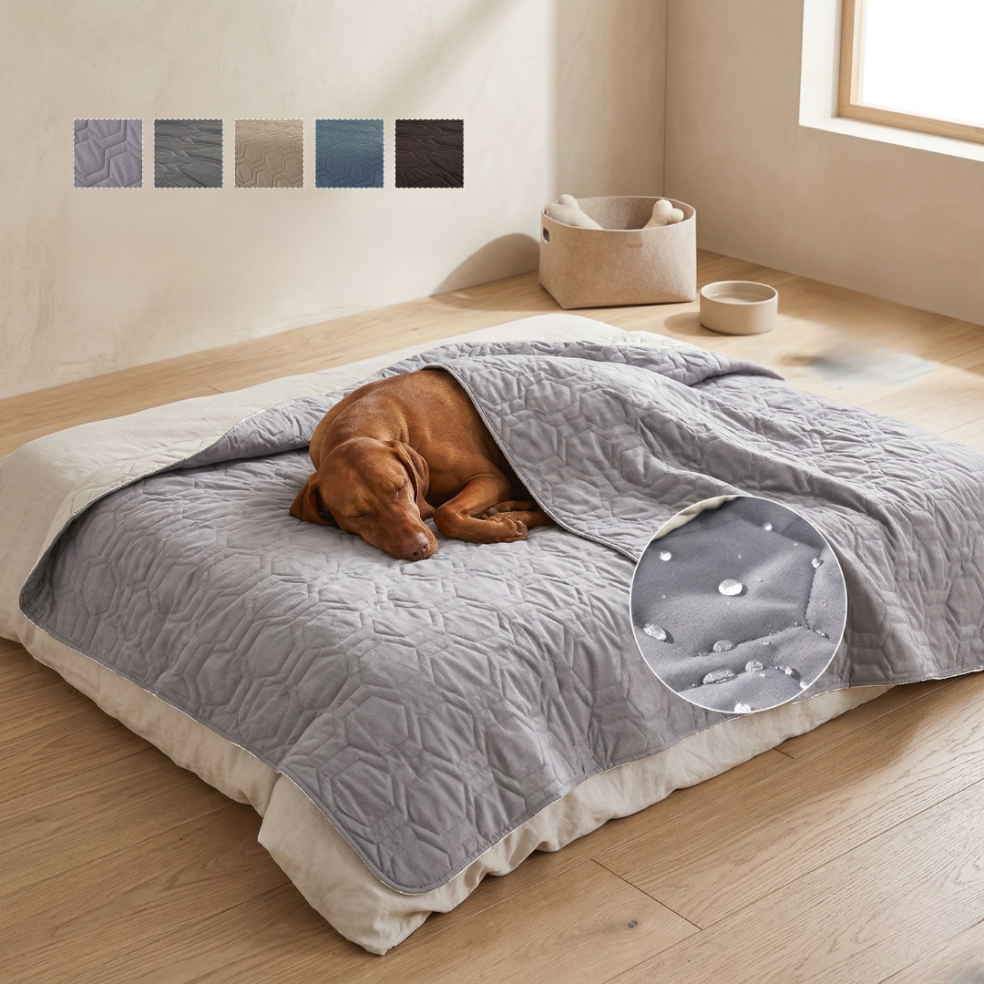 Wasserdichte Hundebettauflage für Betten, Sofas und Autositze | Lersk