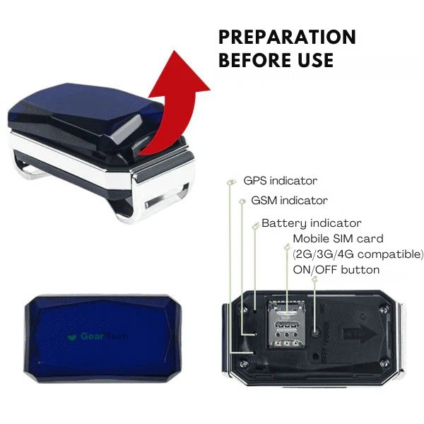 Verstellbarer wasserdichter GPS-Tracker für Haustiere mit unbegrenzter Reichweite | Lersk