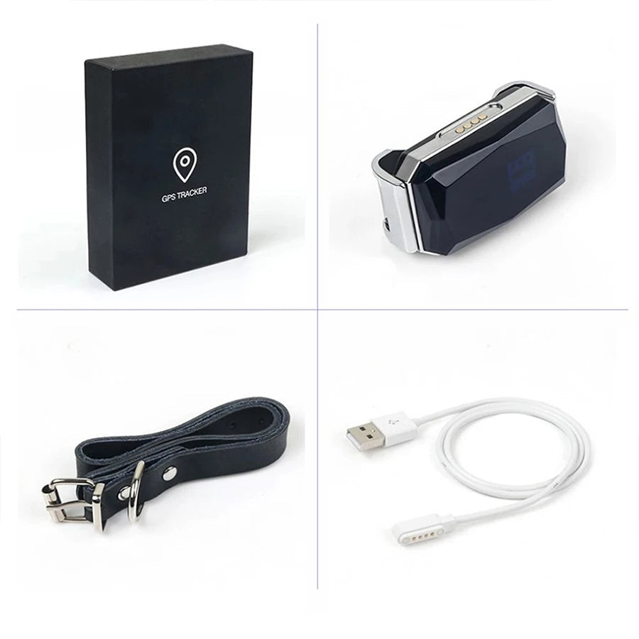 TrailPaw GPS-Halsband-Tracker für Haustiere mit schneller Einrichtung für alle Größen | Lersk