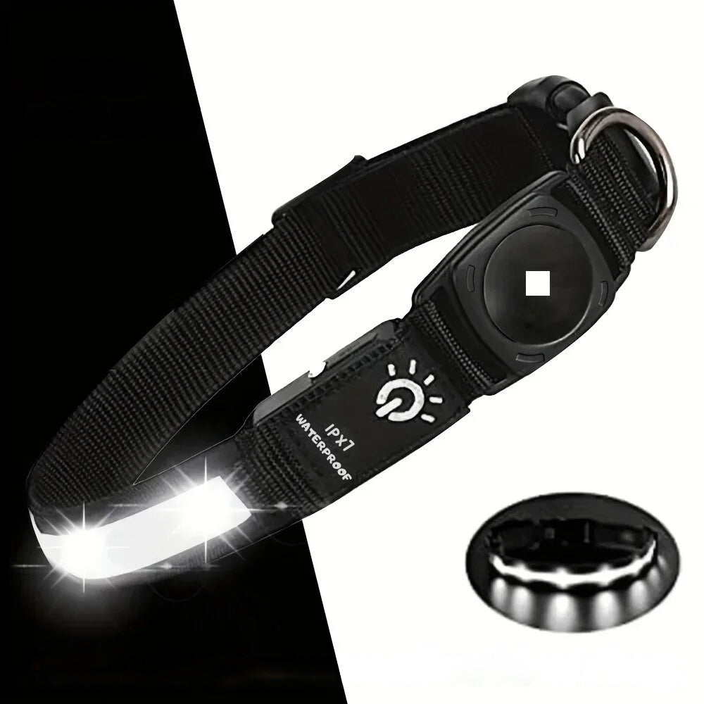 LumaPaw LED Waterproof Dog Collar With Tracker Slot | Lersk