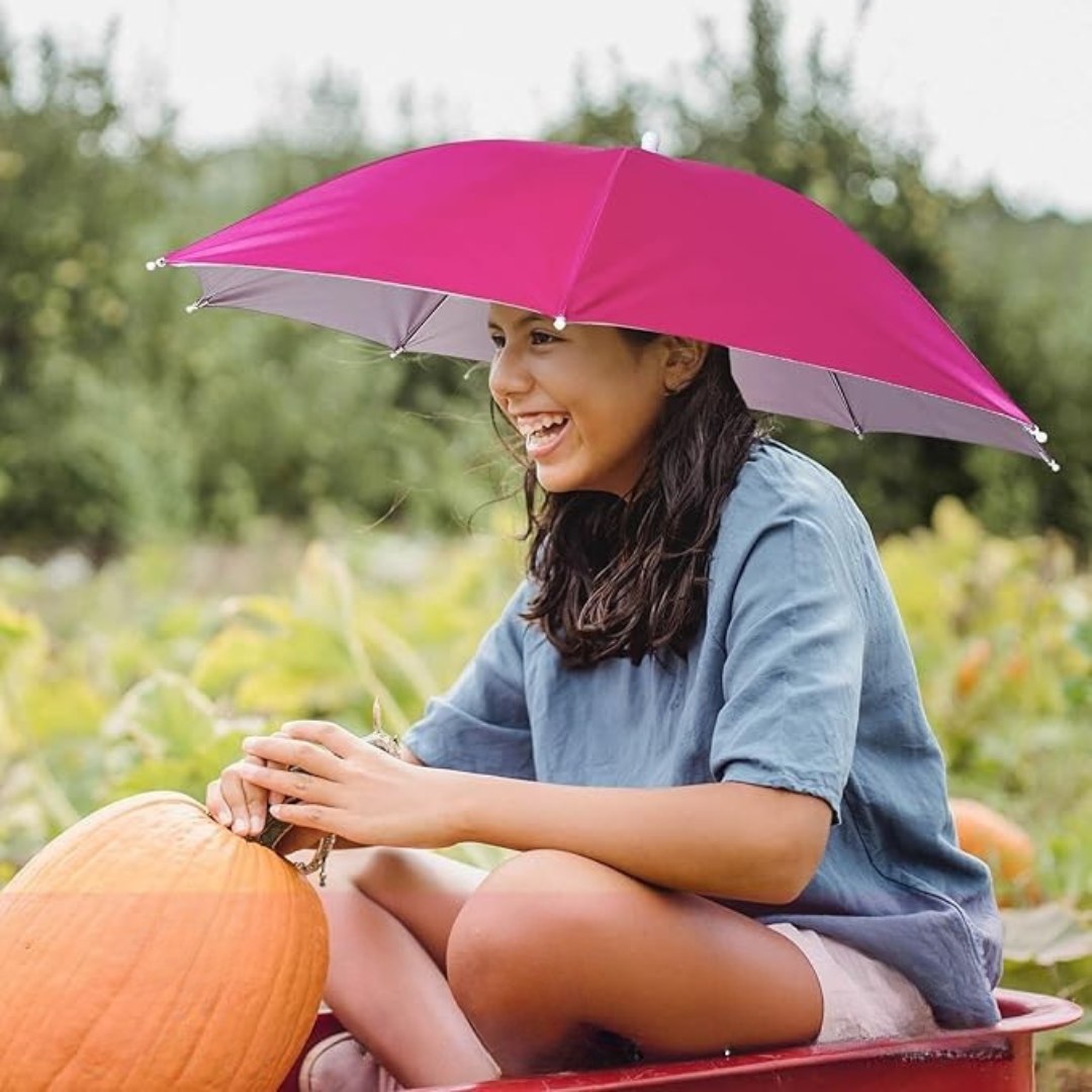 כובע מטרייה ShadeMate להגנה מפני קרינת UV לשמש וגשם ולשימוש יומיומי | Lersk