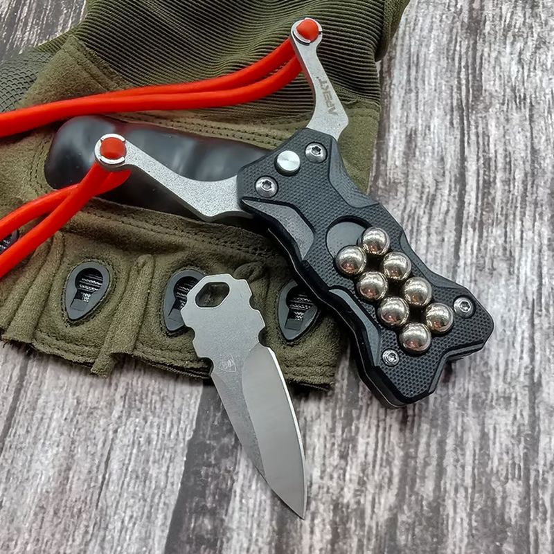 Multi-Function Slingshot EDC Tool For Everyday Carry And Outdoor Use Ideal For Camp Trips And Hiking | Lersk
