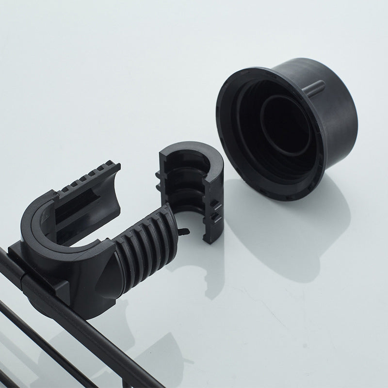 Shower Holder For Shampoo And Soap, Stainless Aluminium, Silver Or Black, No Drilling | Lersk