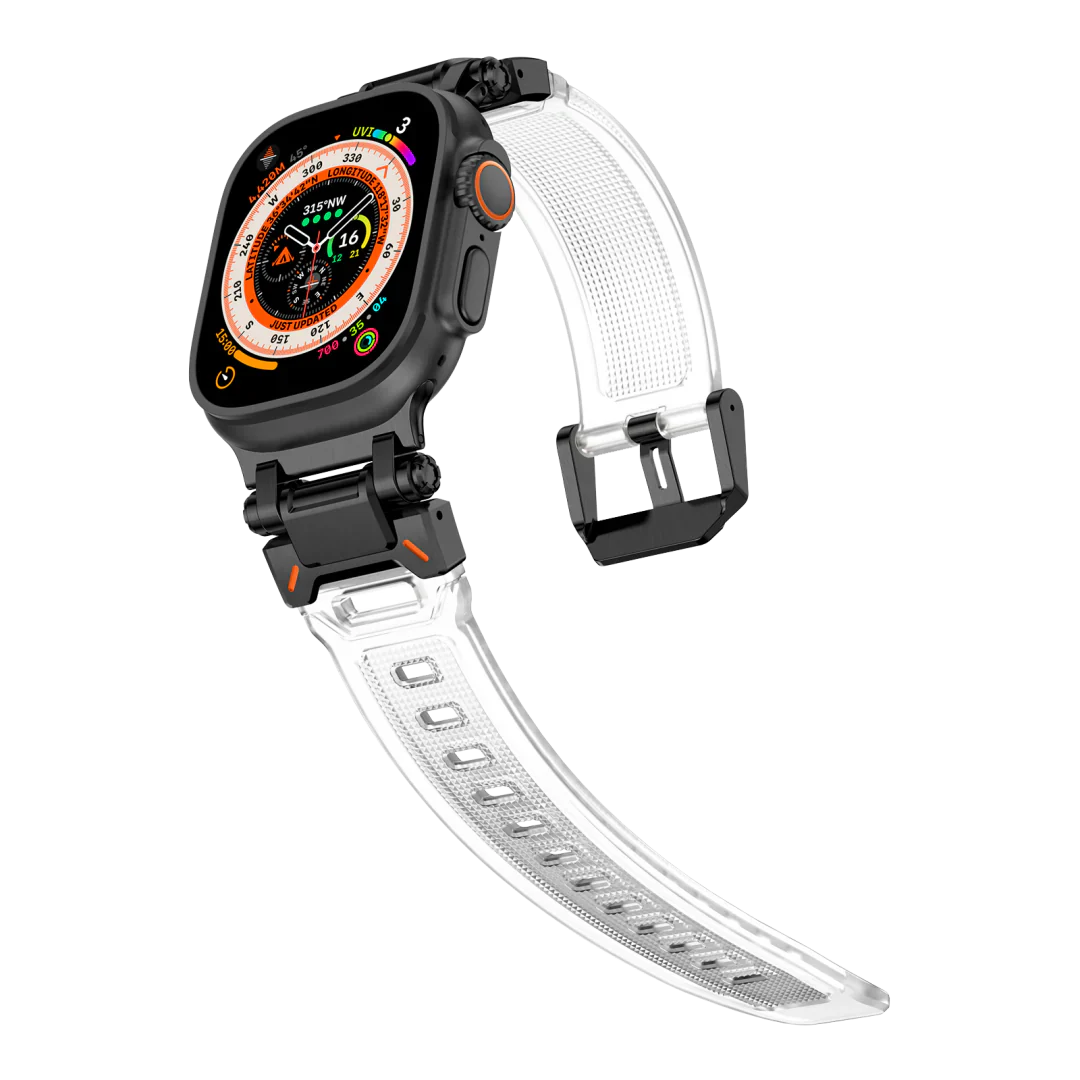 Meron Titanium-Head Silicone Band for Apple Watch | Lersk