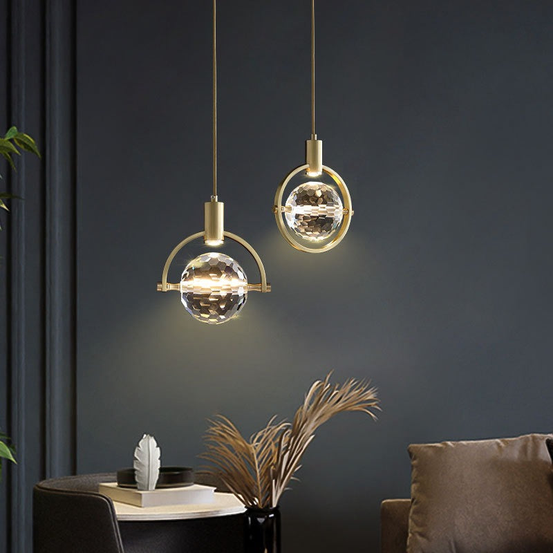AuraRing křišťálový závěsný LED prstenec | Lersk
