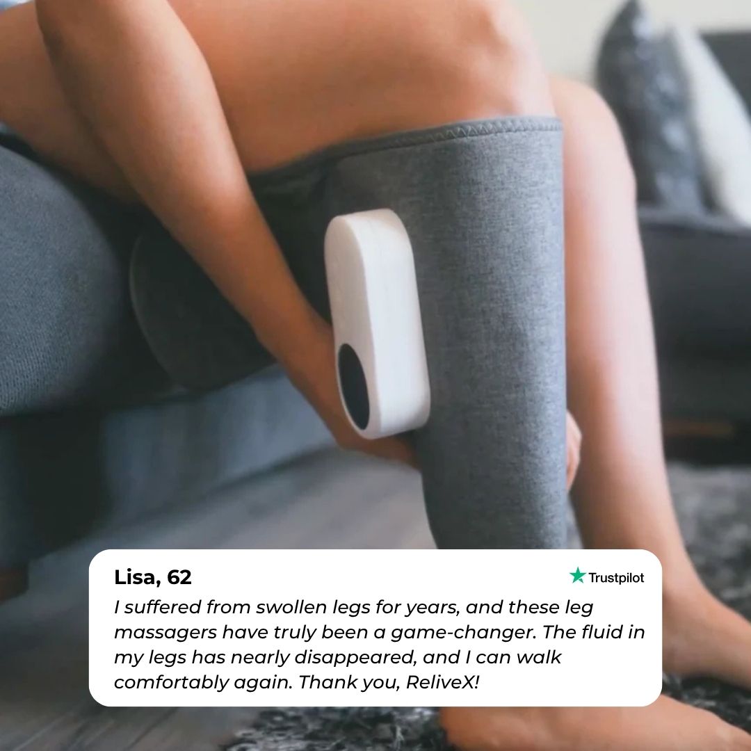 CuraFlow Massageur de Jambes 3-en-1 pour Gonflement et Circulation à Domicile | Lersk