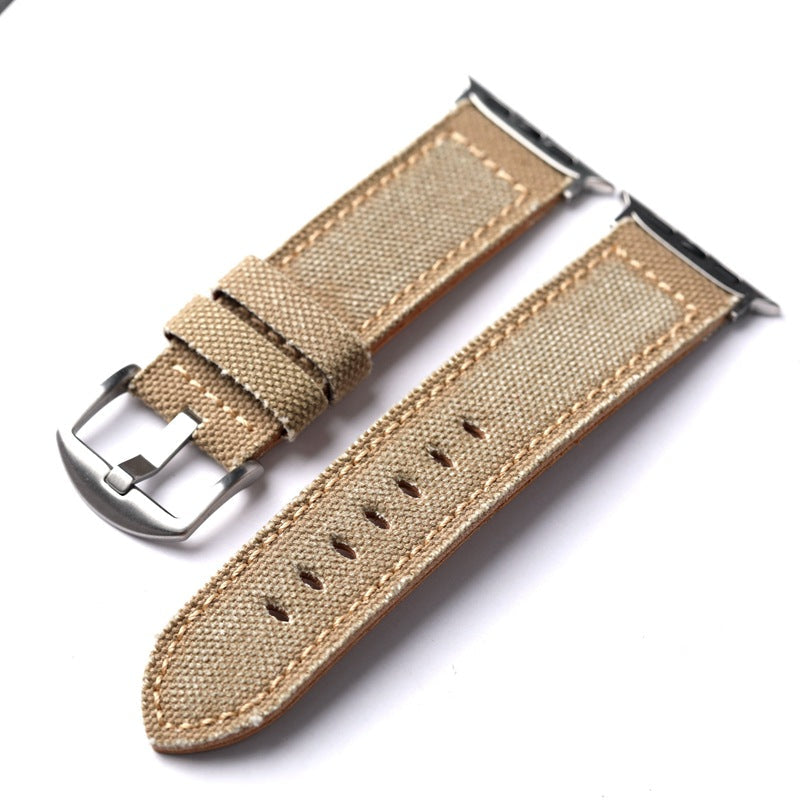 Cinturino in tela e pelle per Apple Watch | Lersk
